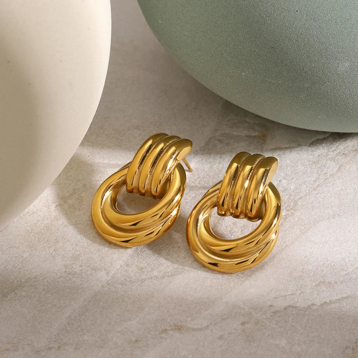 [Raffine]Luna Layered Hoop Earrings