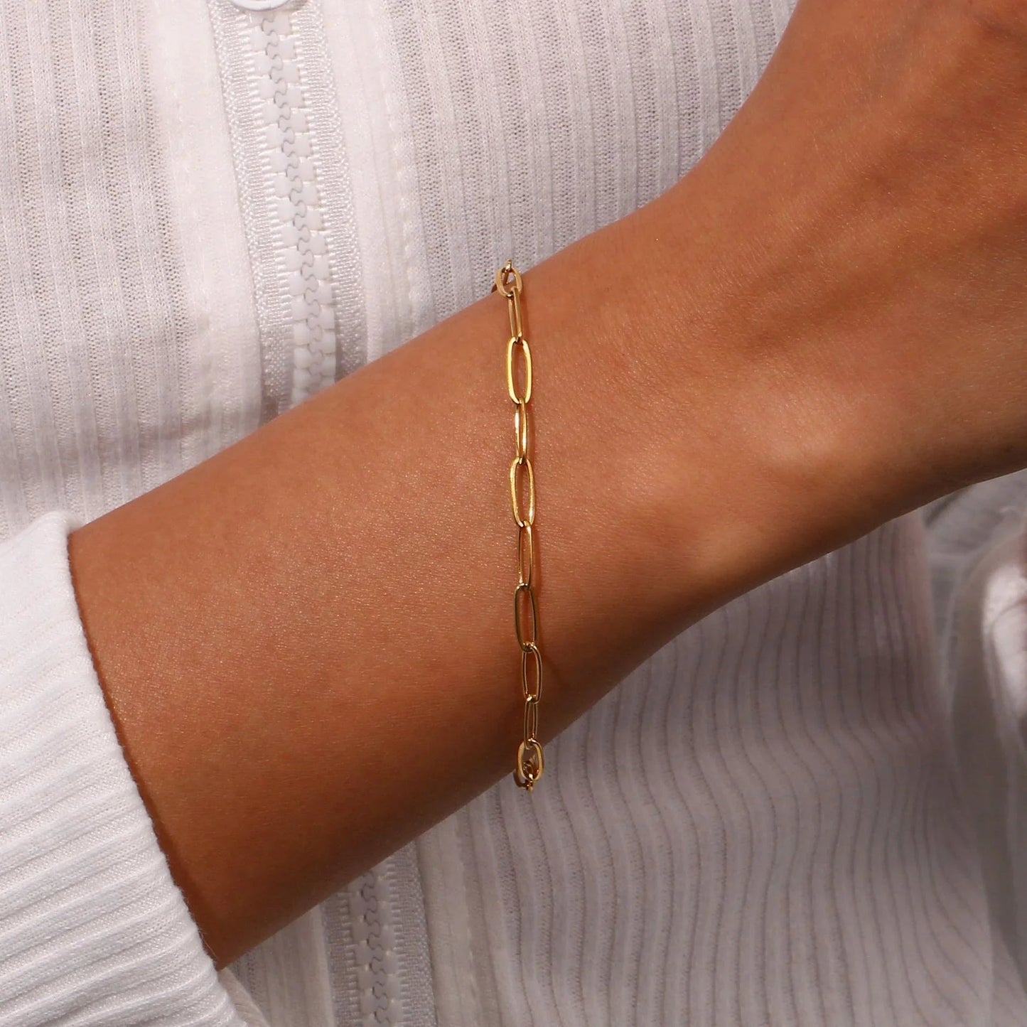 [Raffine]Lena Golden Chain Bracelet
