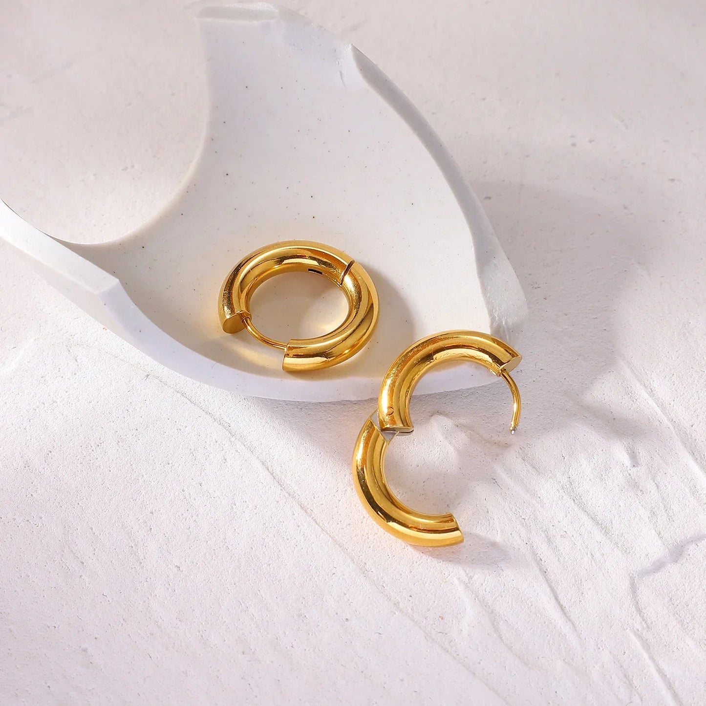 [Raffine]Bold Round Hoops