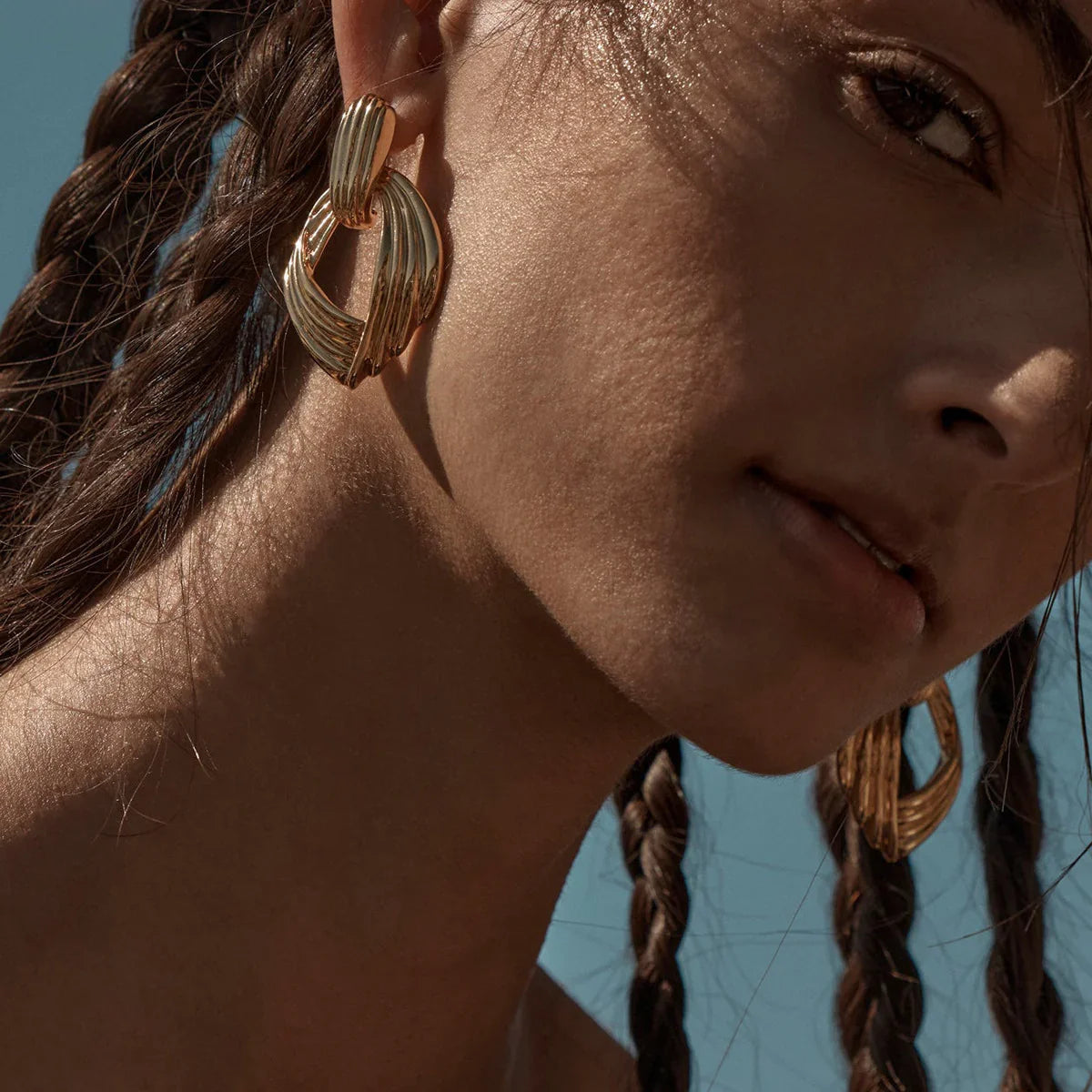 [Raffine]Selma Gold Knot Earrings