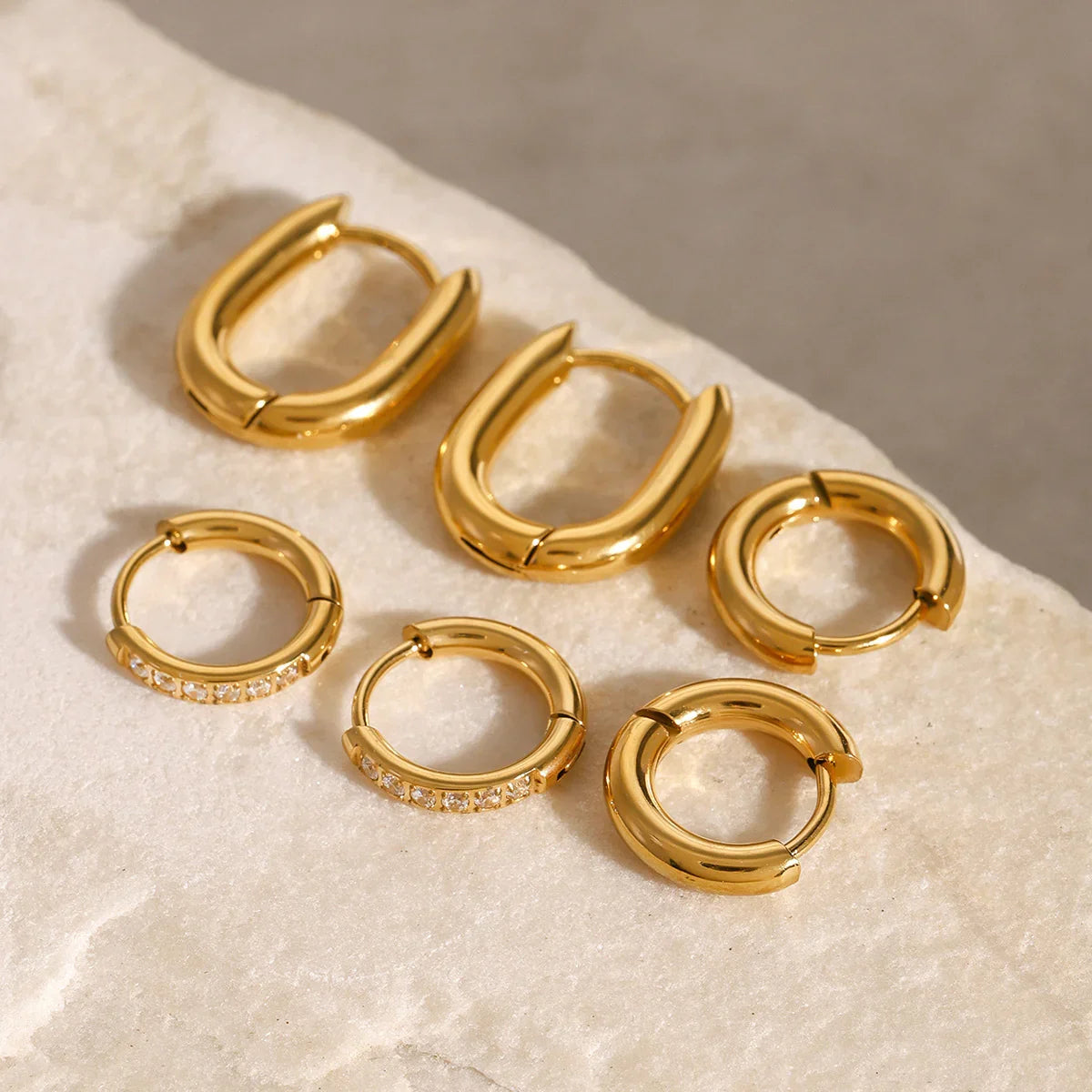 [Raffine]Florielle Staple Hoops Bundle