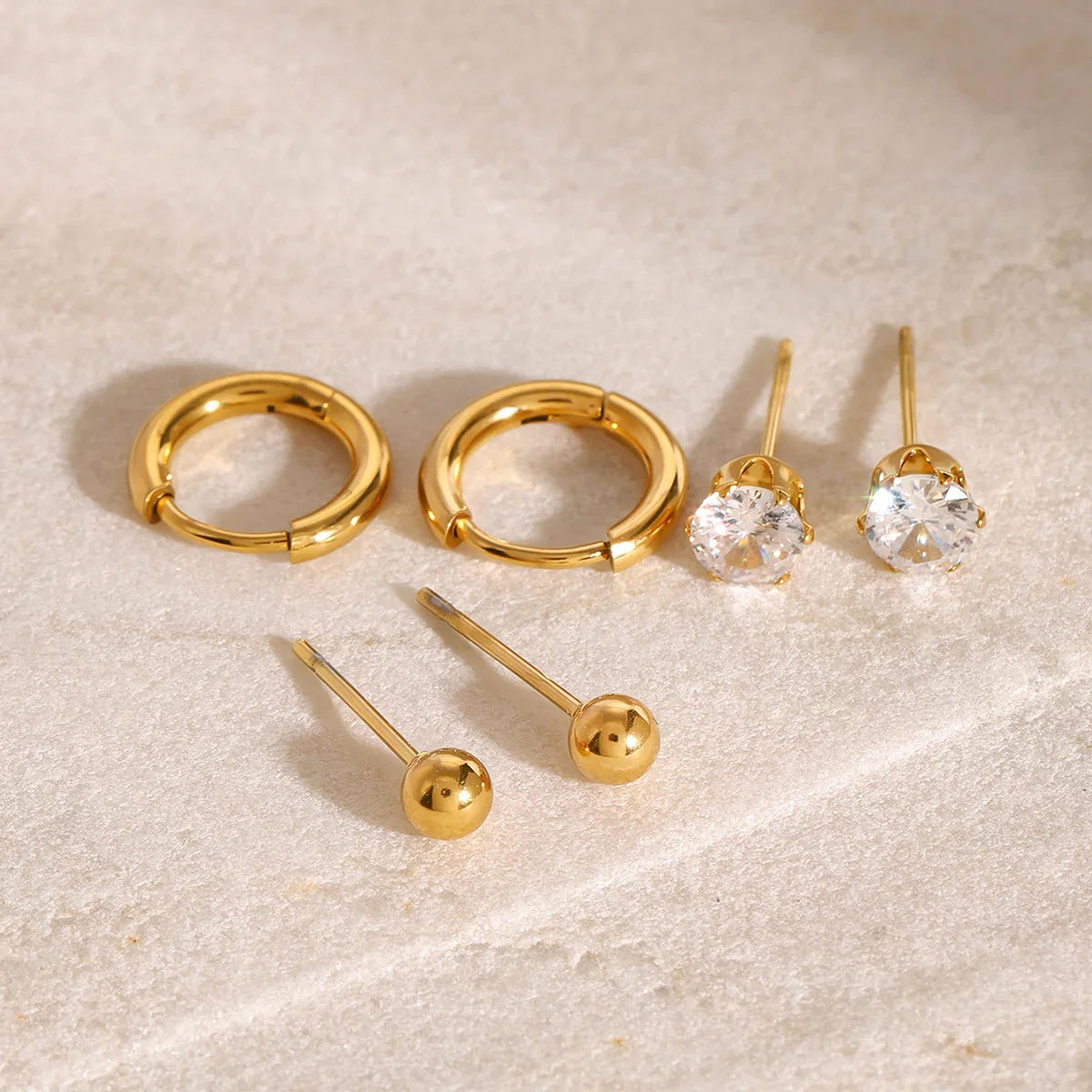 [Raffine]Megan Diamond Earring Bundle