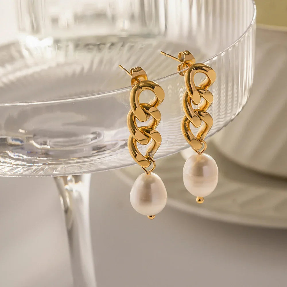 [Raffine]Lumina Pearl Earrings