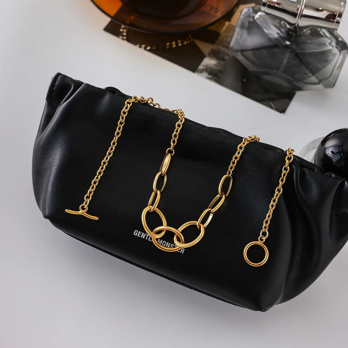 [Raffine]Renelle Gold Chain Necklace