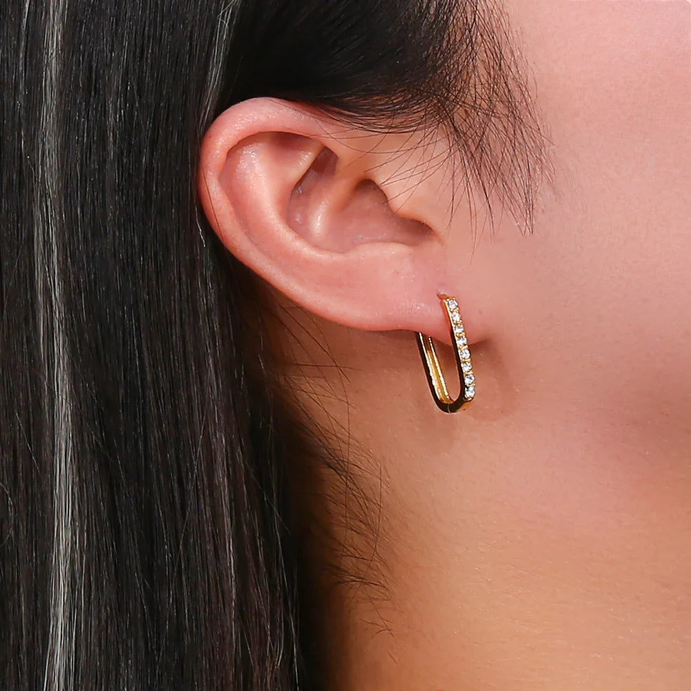 [Raffine]Maya Gold Hoop Earrings