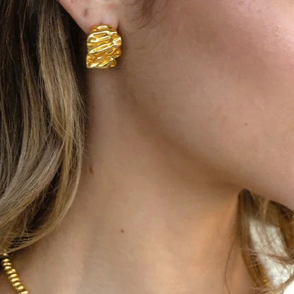 [Raffine]Ashley Gold Earrings