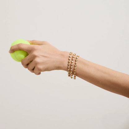 [Raffine]Romani Heart Shaped Tennis Bracelet