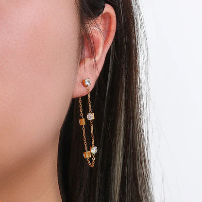 [Raffine]Iris Diamond Earrings