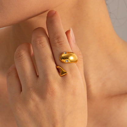 [Raffine]Etta Gold Serpent Ring