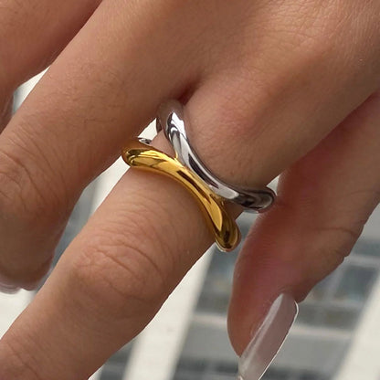 [Raffine]Deanna Gold Intertwined Ring