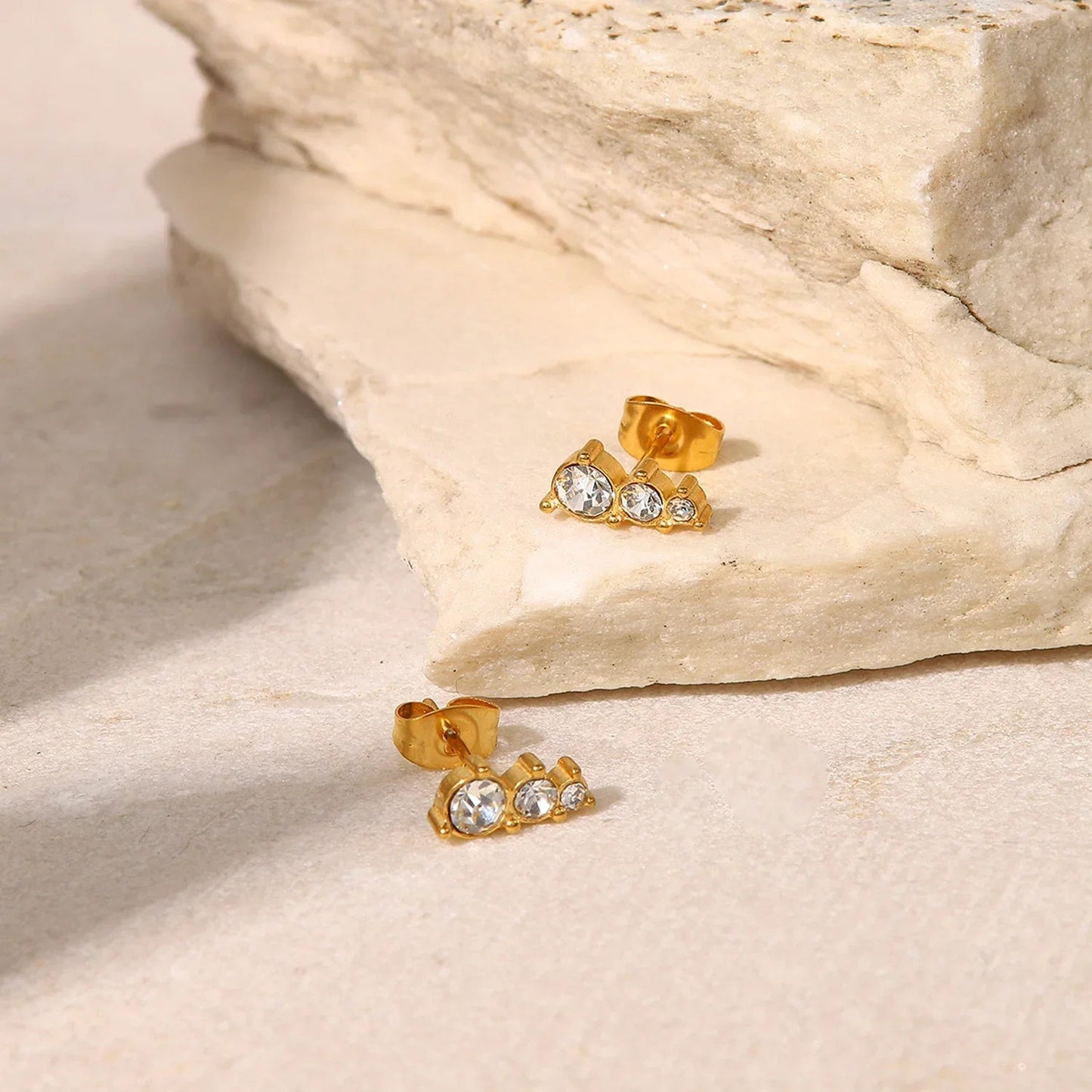 [Raffine]Lira Gold Earrings