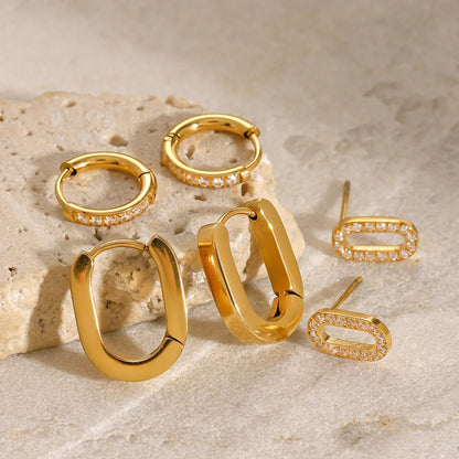 [Raffine]Ryleigh Diamond Hoop Bundle