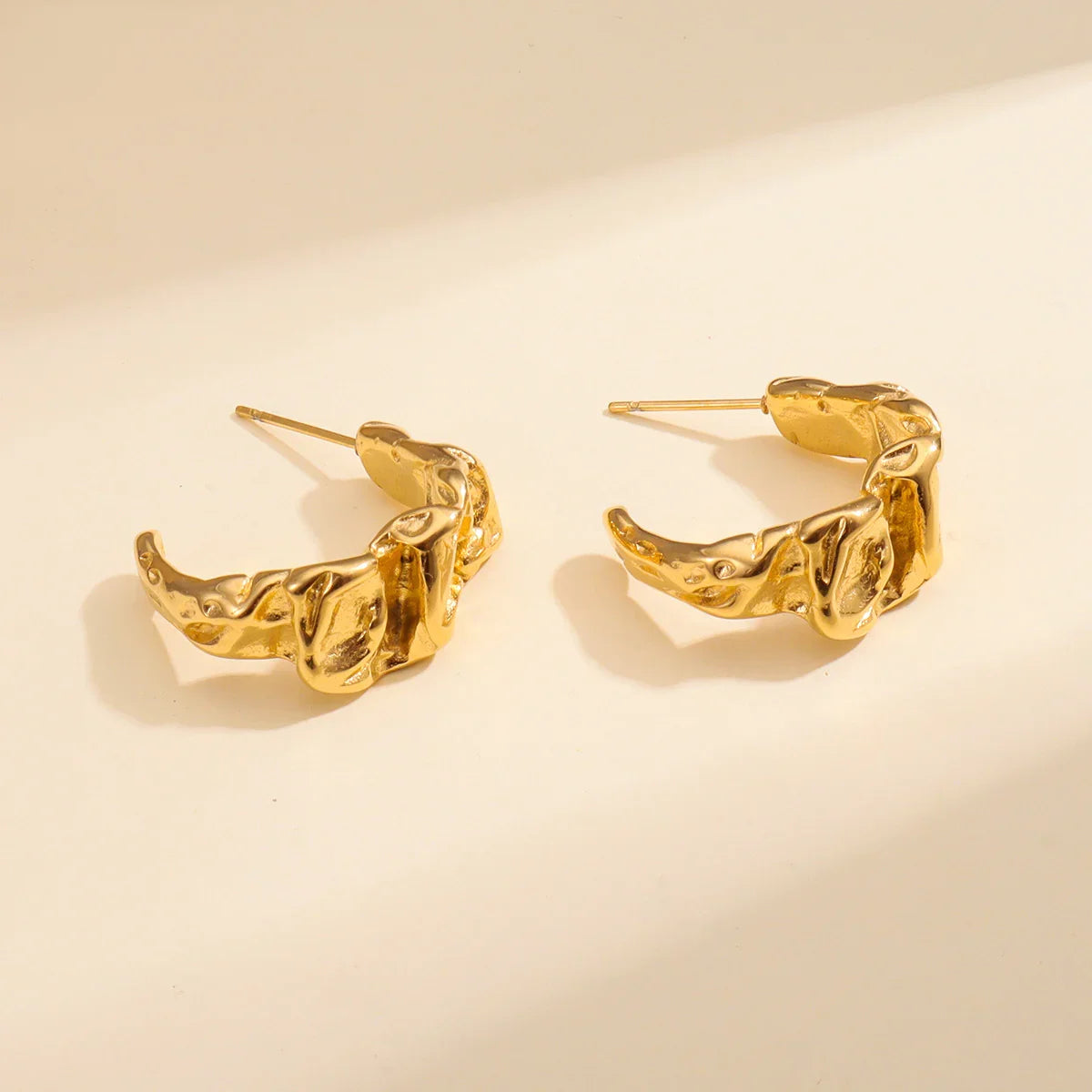 [Raffine]Ashley Gold Earrings