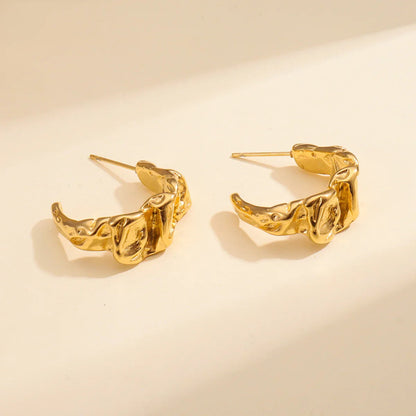 [Raffine]Ashley Gold Earrings