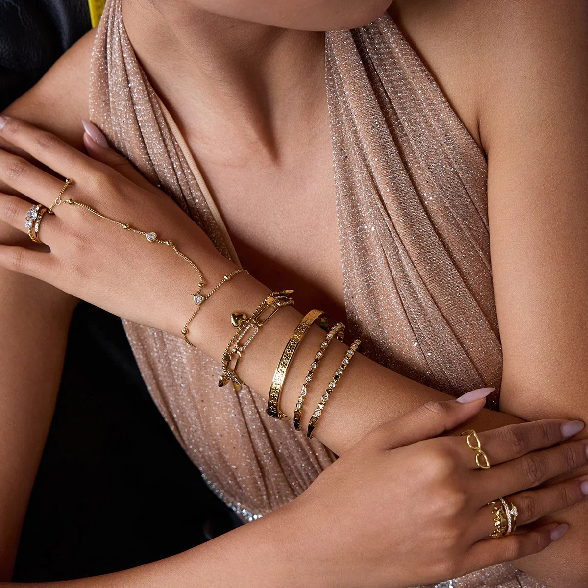 [Raffine]Winslow Gold Hand Chain