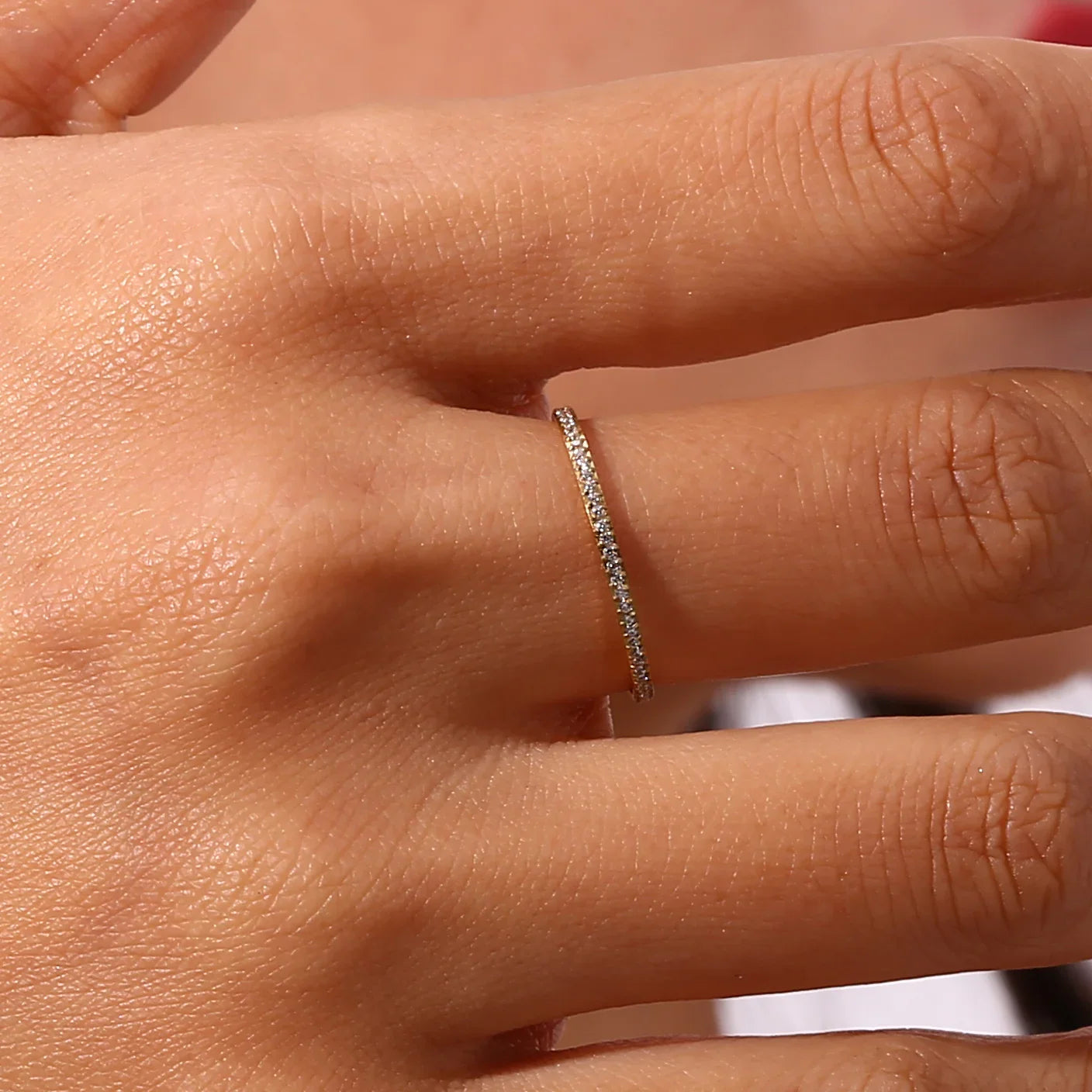 [Raffine]Zarra Paved Gold Ring