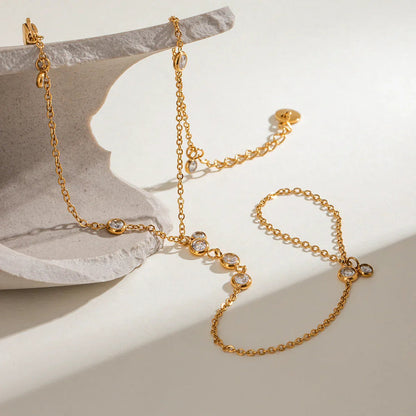 [Raffine]Elina Diamond Hand Chain
