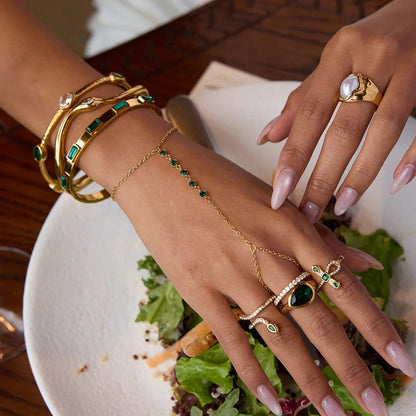 [Raffine]Joy Diamond Knot Gold Ring