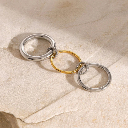 [Raffine]Canaria Stacked Ring