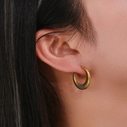 [Raffine]Bailey Hoop Earrings