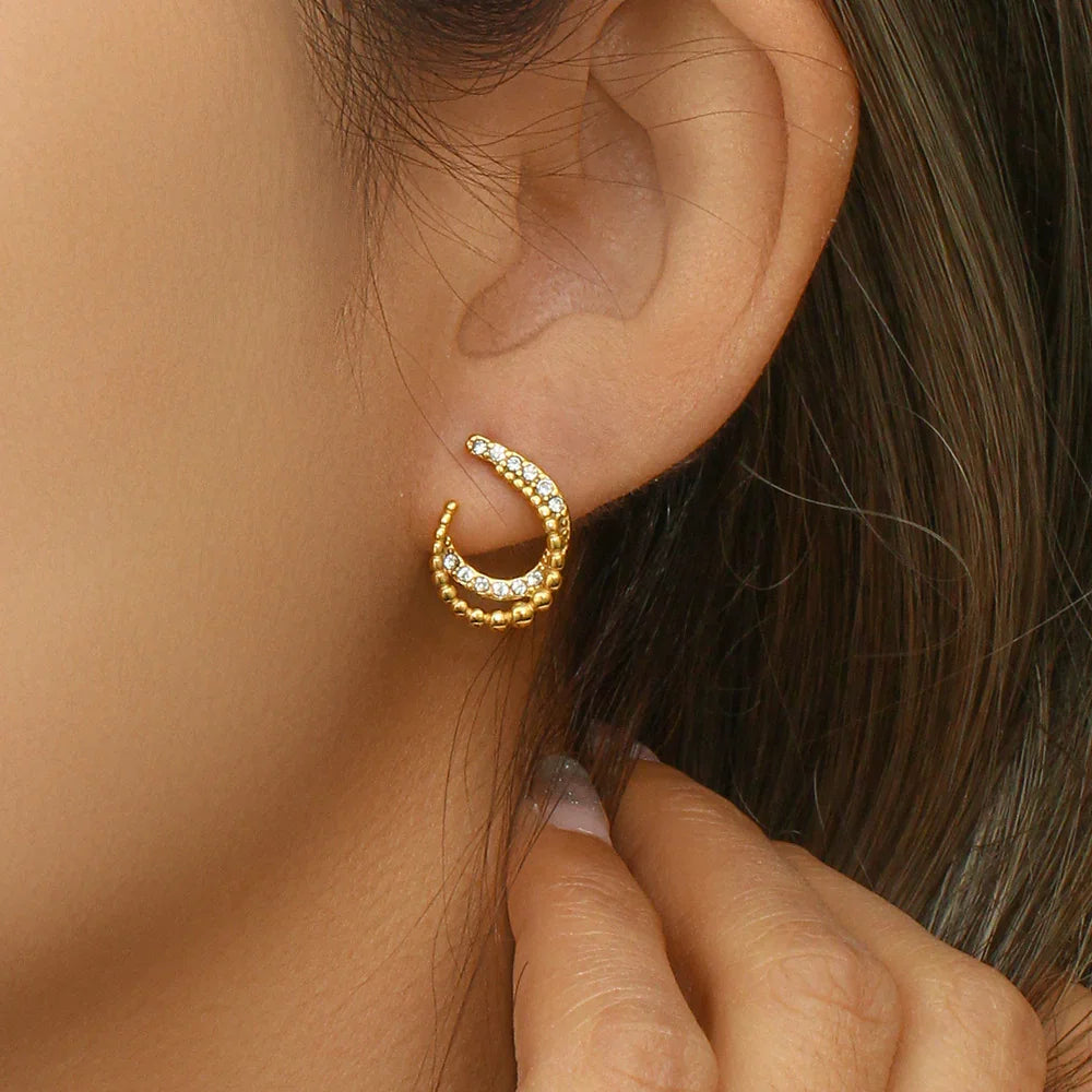 [Raffine]Nola Gold Earrings