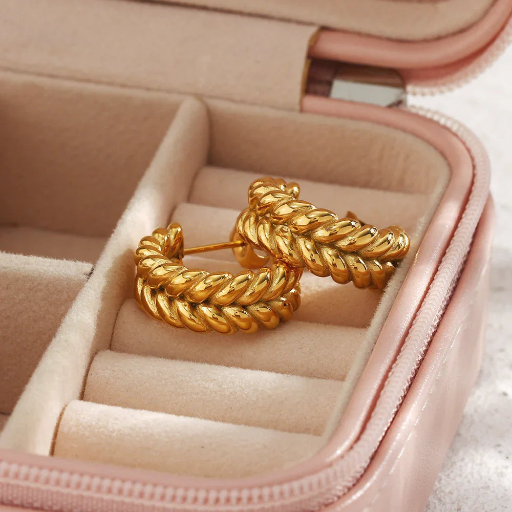 [Raffine]Arabella Braid Earrings
