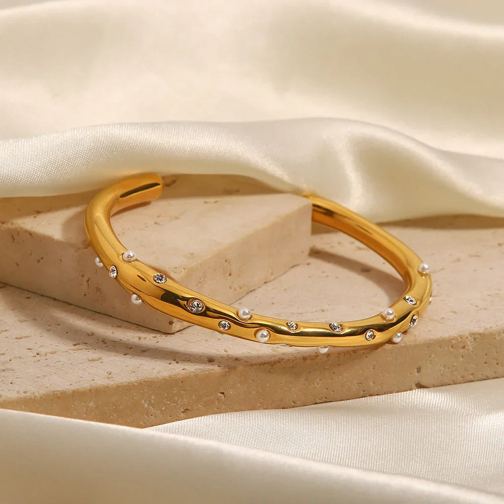 [Raffine]Corisande Gold Bangle