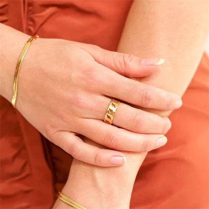 [Raffine]Leah Gold Ring