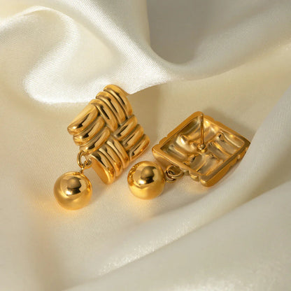 [Raffine]Alba Gold Earrings