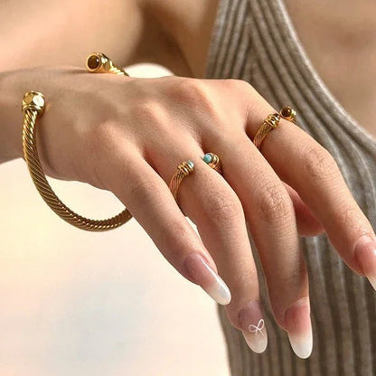 [Raffine]Thea Gold Bracelet