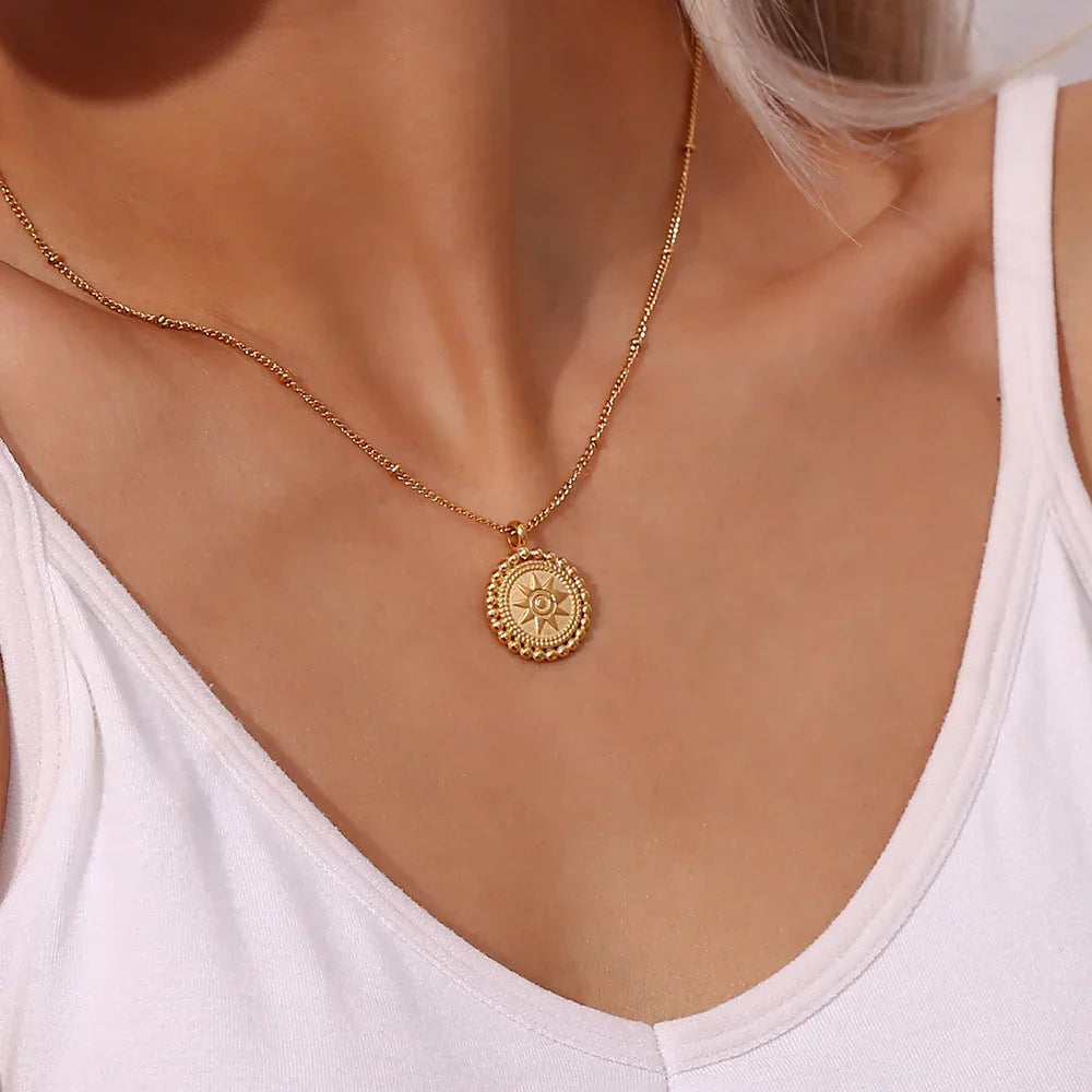 [Raffine]Starlight Gold Pendant
