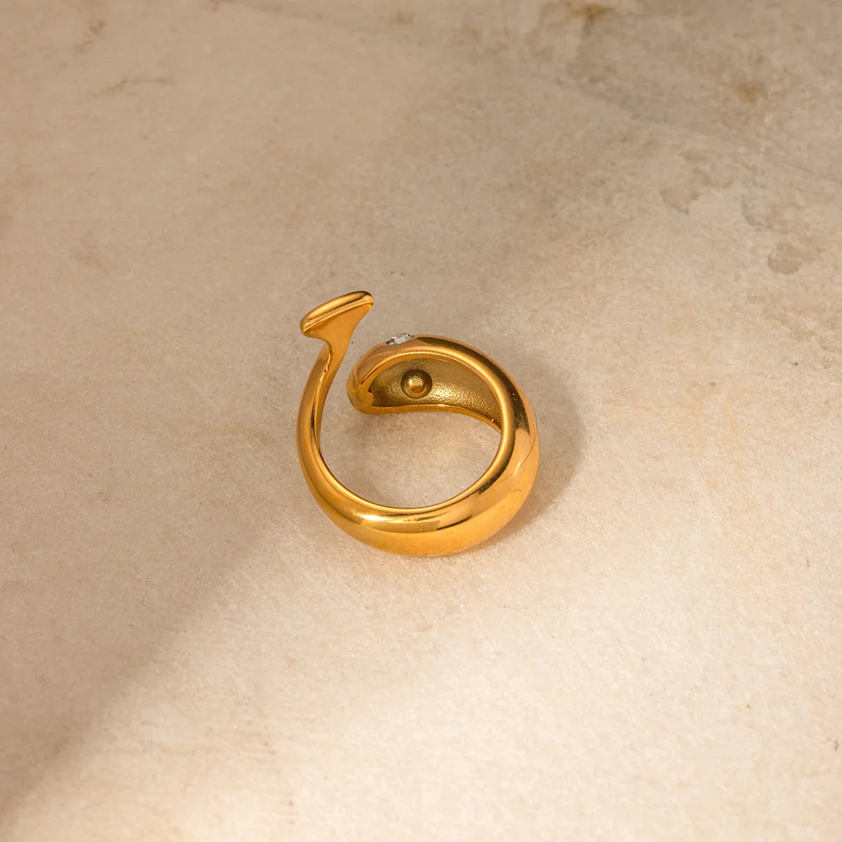 [Raffine]Etta Gold Serpent Ring