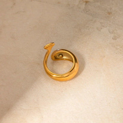 [Raffine]Etta Gold Serpent Ring