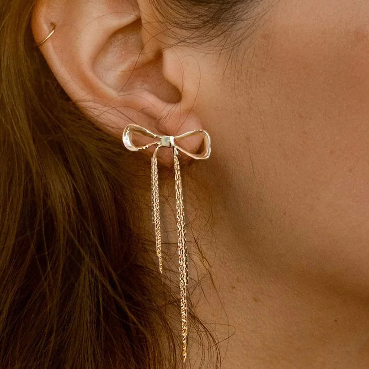 [Raffine]Yvette Bow Earrings