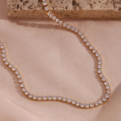 [Raffine]Isolde Diamond Tennis Necklace