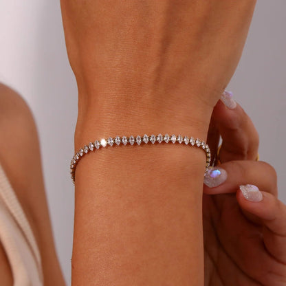 [Raffine]Wisteria Diamond Tennis Bracelet