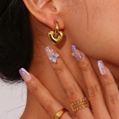 [Raffine]Aria's Arrow Gold Earrings