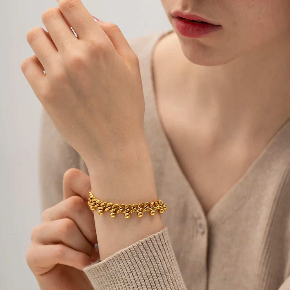 [Raffine]Felicity Gold Chain Bracelet