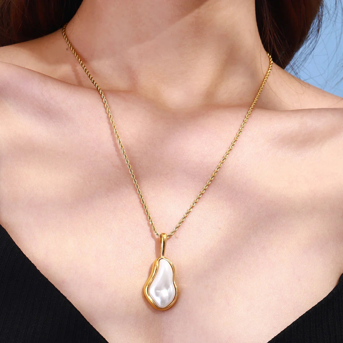 [Raffine]Marjorie Freshwater Pearl Necklace
