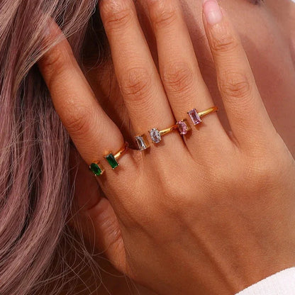 [Raffine]Fedilia Gemstone Ring