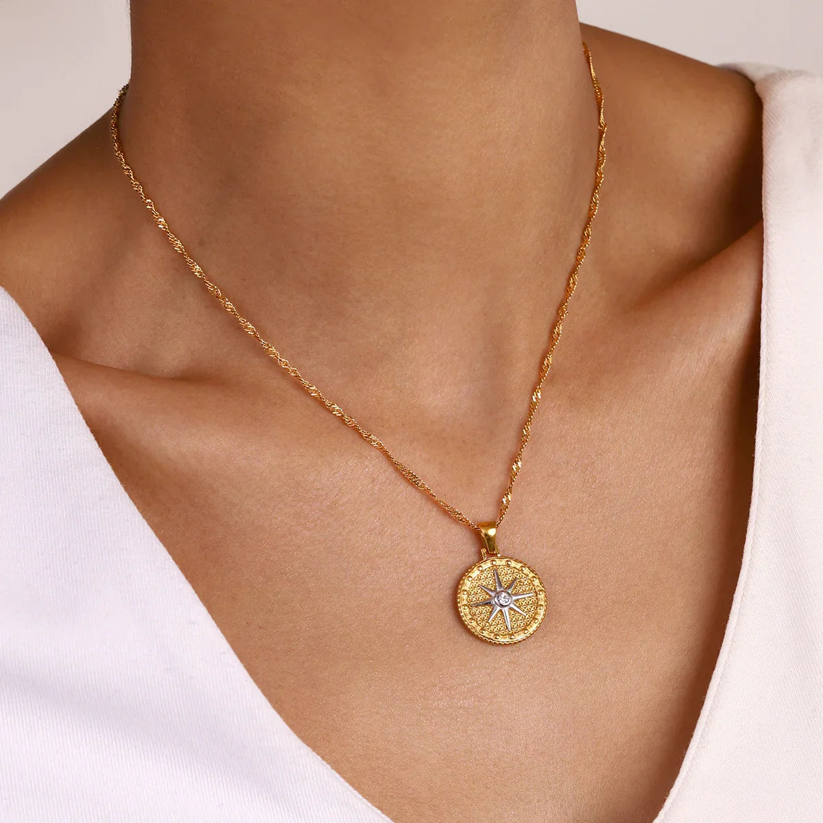 [Raffine]Parker Gold Star Pendant