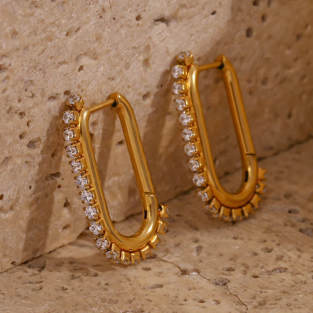 [Raffine]Georgia Diamond Earrings
