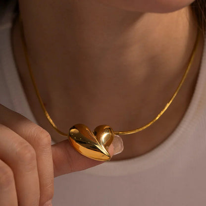 [Raffine]Dorothea Heart Necklace