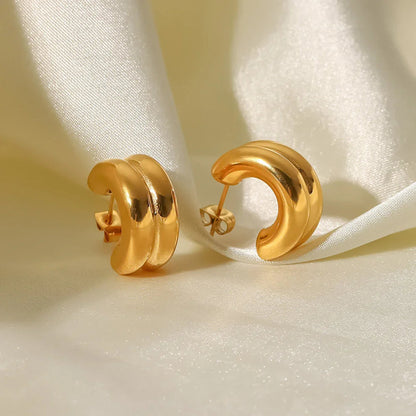 [Raffine]Henrietta Gold Earrings