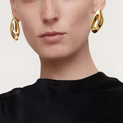 [Raffine]Zinnia Gold Earrings