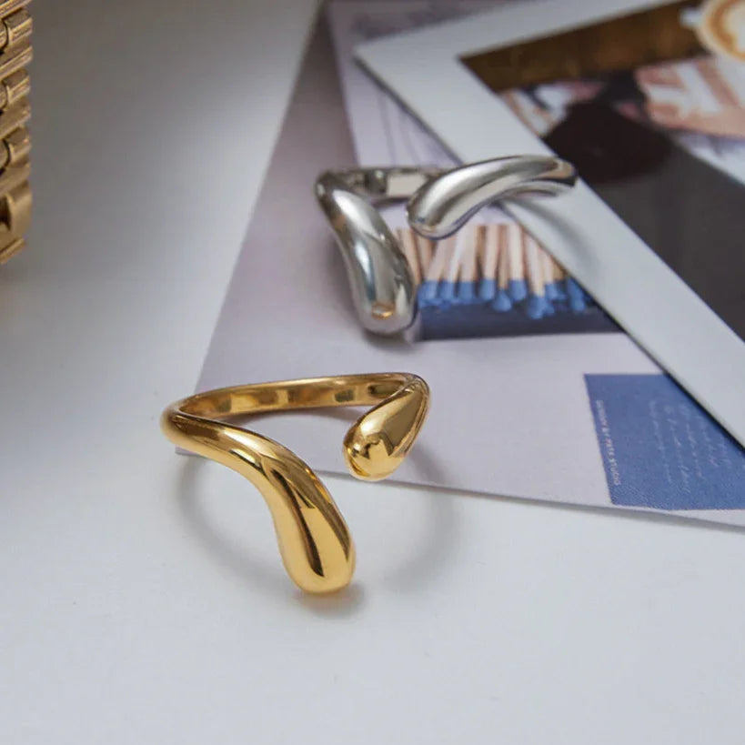 [Raffine]Diane Twisted Band Ring