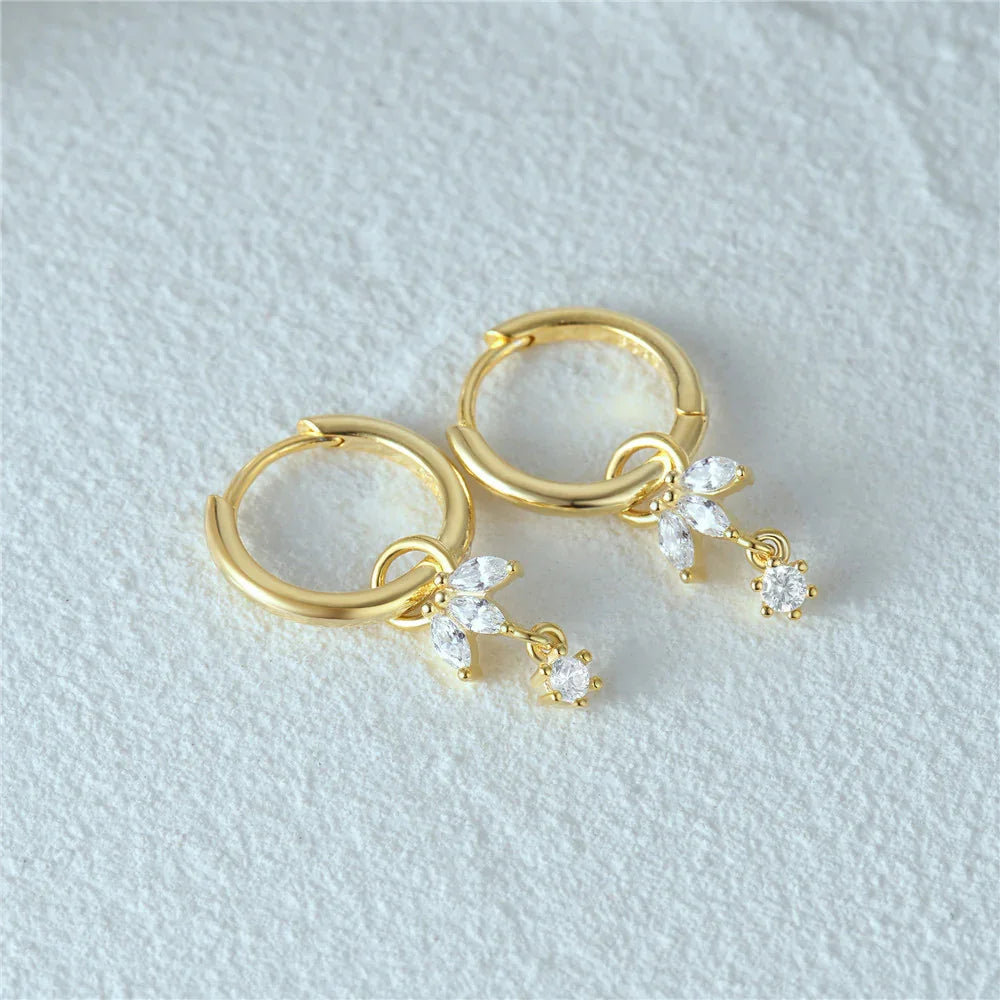 [Raffine]Brooke Removable Charm Hoops