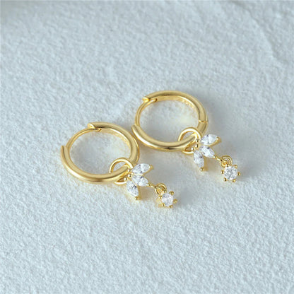 [Raffine]Brooke Removable Charm Hoops