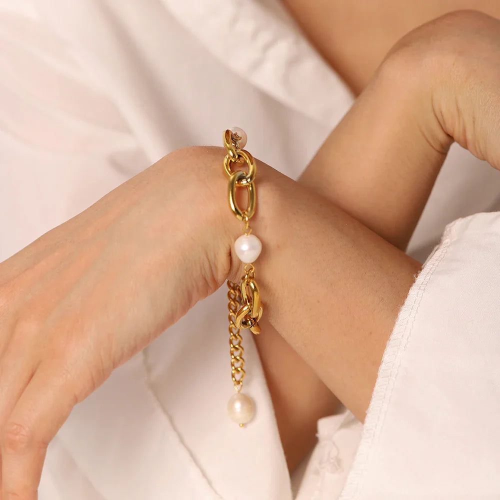 [Raffine]Serafina Freshwater Pearl Bracelet