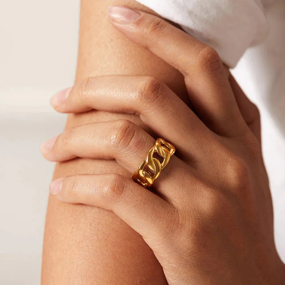 [Raffine]Splendor Gold Ring